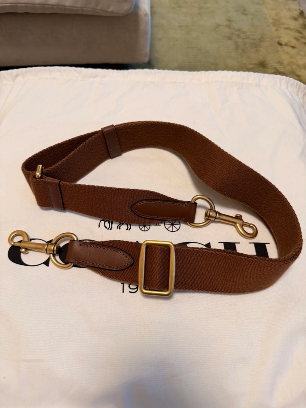 Coach Metropolitan Tote in Saddle/Brown - Picture 6 of 7